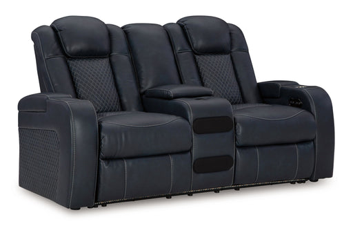 Fyne-dyme - Power Reclining Loveseat With Console/Adj Hdrst – Reclining Loveseats by Signature Design by Ashley® at Furniture Wholesale Plus , Nashville furniture store
