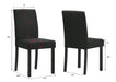 Resia - Dining Chair (Set of 4) - Black – Chair Sets by Crown Mark at Furniture Wholesale Plus , Nashville furniture store