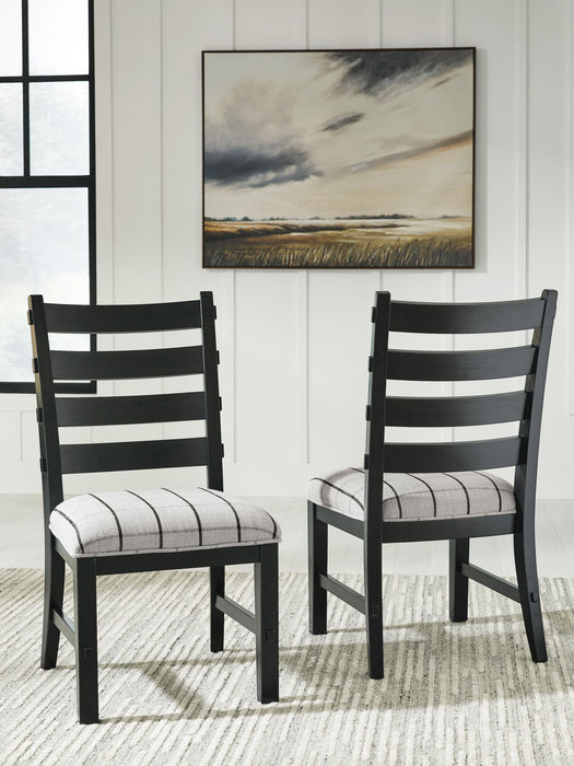 Ridgester - Dining Upholstered Side Chair (Set of 2) – Chair Sets by Benchcraft® at Furniture Wholesale Plus , Nashville furniture store
