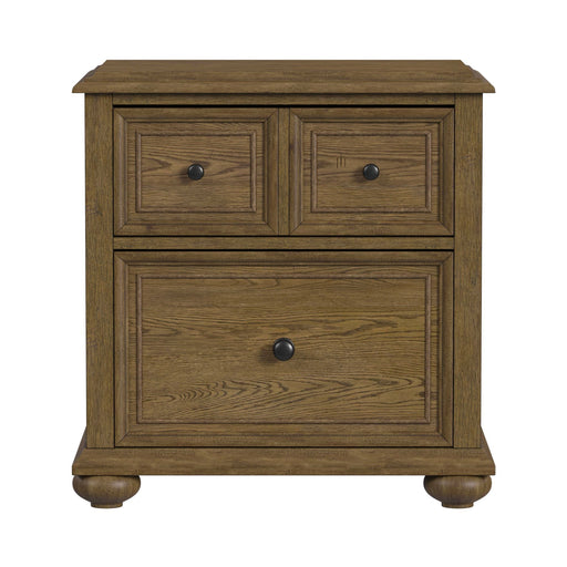Heritage & Home - Nightstand With USBC - Oak Brown – Nightstands w/ Charging Stations by Elements International at Furniture Wholesale Plus , Nashville furniture store