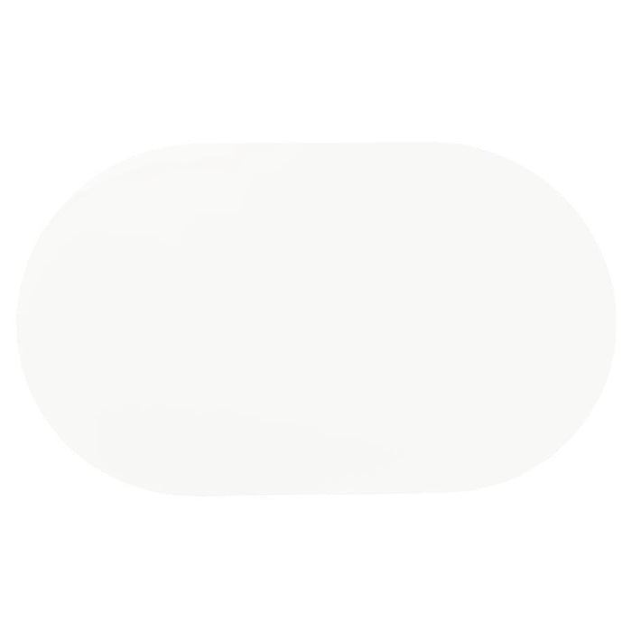 Retro - Oval Wood Top Dining Table - White And Chrome – Dining Tables by CoasterEveryday at Furniture Wholesale Plus , Nashville furniture store