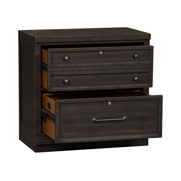 Harvest Home - Bunching Lateral File Cabinet - Chalkboard – Filing Cabinets by Liberty Furniture at Furniture Wholesale Plus , Nashville furniture store
