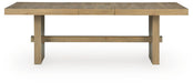 Lasinger - Rectangular Dining Room Extension Table - Light Brown – Dining Tables with Extensions by Signature Design by Ashley® at Furniture Wholesale Plus , Nashville furniture store