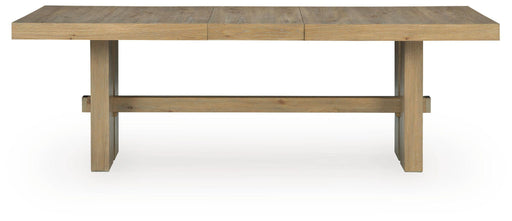 Lasinger - Rectangular Dining Room Extension Table - Light Brown – Dining Tables with Extensions by Signature Design by Ashley® at Furniture Wholesale Plus , Nashville furniture store