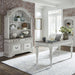 Magnolia Manor - 3 Piece Home Office Set (Desk & Hutch) - Antique White – 3 Piece Home Office Sets by Liberty Furniture at Furniture Wholesale Plus , Nashville furniture store