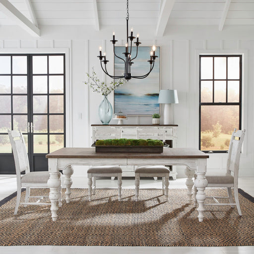 River Place - Rectangular Table Set – 5 Piece Dining Room Sets by Liberty Furniture at Furniture Wholesale Plus , Nashville furniture store