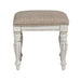 Magnolia Manor - Vanity Stool - Antique White – Vanity Stools by Liberty Furniture at Furniture Wholesale Plus , Nashville furniture store