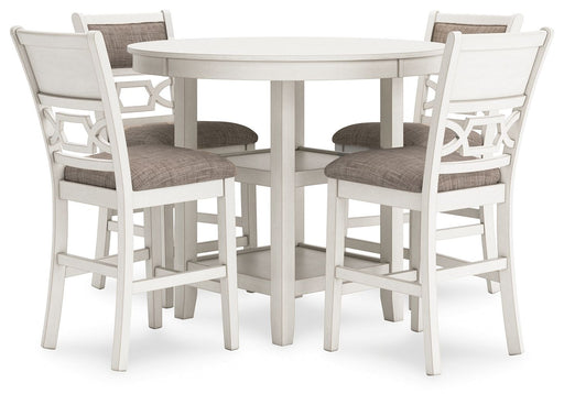 Erinberg - Dining Room Counter Table Set (Set of 5) - Antique White – 5 Piece Dining Room Sets by Signature Design by Ashley® at Furniture Wholesale Plus , Nashville furniture store