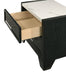 Lamar - Nightstand - Black – Accent Nightstands by Crown Mark at Furniture Wholesale Plus , Nashville furniture store