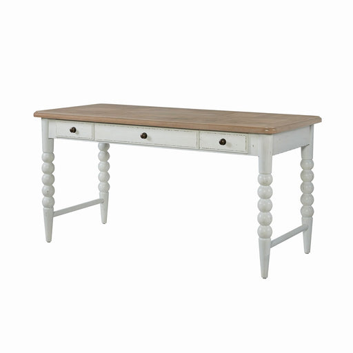 Turnberry Park - Writing Desk - Washed White & Toasted Oat – Writing Desks by Liberty Furniture at Furniture Wholesale Plus , Nashville furniture store