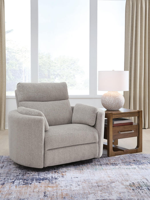 ModMax Luxe - Swivel Glider Power Recliner - Flint – Swivel Glider Chairs by Benchcraft® at Furniture Wholesale Plus , Nashville furniture store