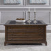 Arden Road - Square Collector Cocktail Table - Satin Cherry – Cocktail Tables by Liberty Furniture at Furniture Wholesale Plus , Nashville furniture store