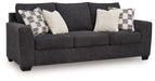 Loreo - Queen Sofa Sleeper - Ebony – Sleeper Sofas by Benchcraft® at Furniture Wholesale Plus , Nashville furniture store