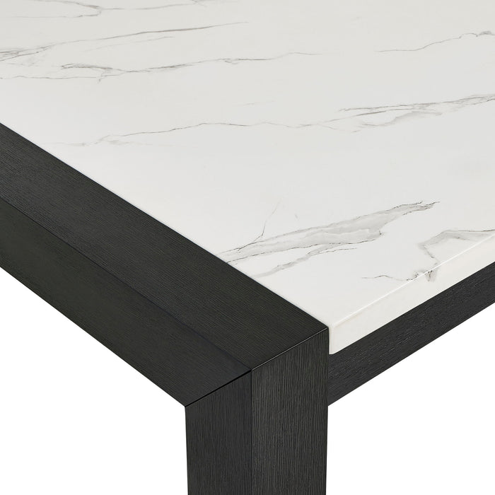 Jules - Faux Marble Dining Table - Charcoal / White – Dining Tables by Crown Mark at Furniture Wholesale Plus , Nashville furniture store
