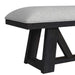 Transcend - Dining Bench - Charcoal / Light Gray – Upholstered Benches by Elements International at Furniture Wholesale Plus , Nashville furniture store