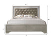 Lyssa - Bed – Upholstered Beds by Crown Mark at Furniture Wholesale Plus , Nashville furniture store