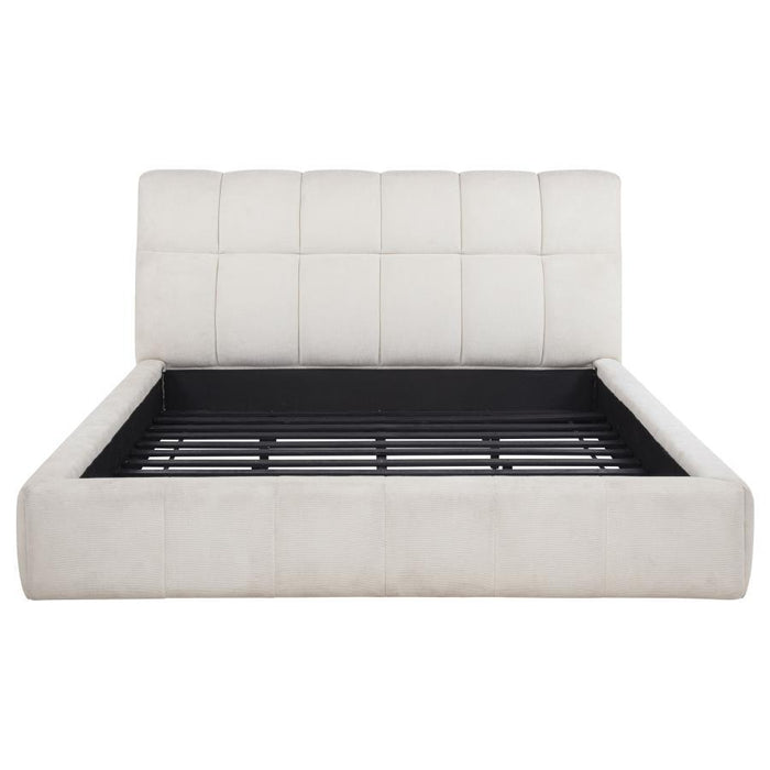 Nollet - Upholstered Platform Bed – Upholstered Beds by Coaster Fine Furniture at Furniture Wholesale Plus , Nashville furniture store