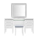 Reflections - 3 Piece Vanity Set - Pearl White & Rhinestone – Vanity Sets by Liberty Furniture at Furniture Wholesale Plus , Nashville furniture store