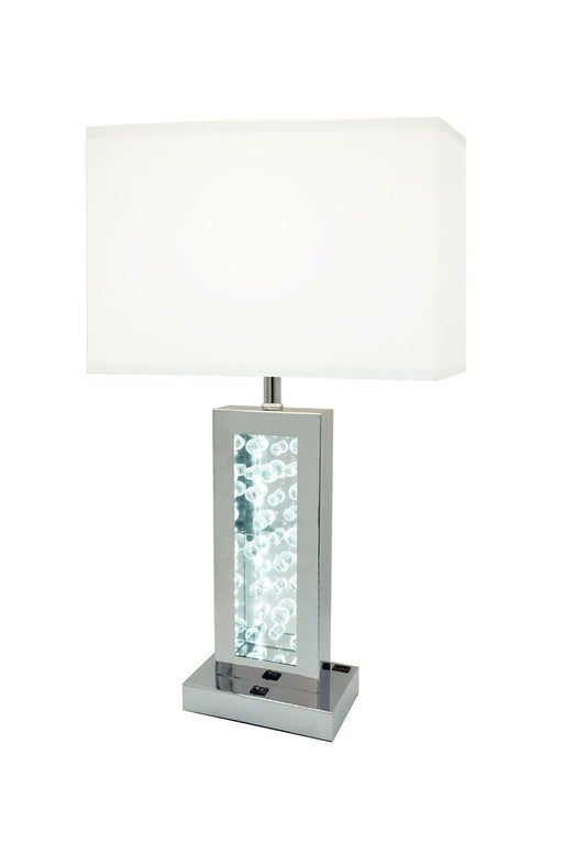 Monica - Table Lamp - Chrome - Premium Table Lamps from Crown Mark - Just $129! Shop now at Furniture Wholesale Plus  We are the best furniture store in Nashville, Hendersonville, Goodlettsville, Madison, Antioch, Mount Juliet, Lebanon, Gallatin, Springfield, Murfreesboro, Franklin, Brentwood
