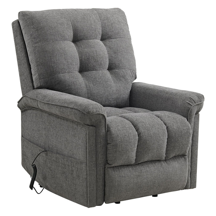 Pecos - Power Motion Lift Chair - 15337-2 Ribbit Charcoal – Lift Chairs by Elements International at Furniture Wholesale Plus , Nashville furniture store