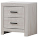 Brantford - 2-Drawer Nightstand – Accent Nightstands by CoasterEveryday at Furniture Wholesale Plus , Nashville furniture store