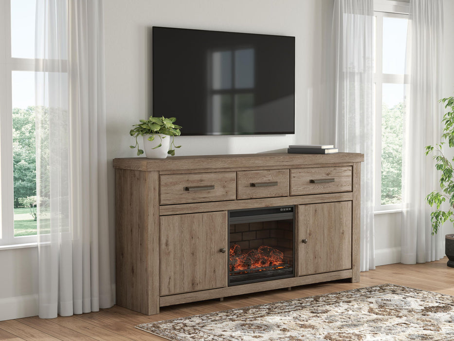 Garistyn - TV Stand With Fireplace Option – TV Stands by Signature Design by Ashley® at Furniture Wholesale Plus , Nashville furniture store