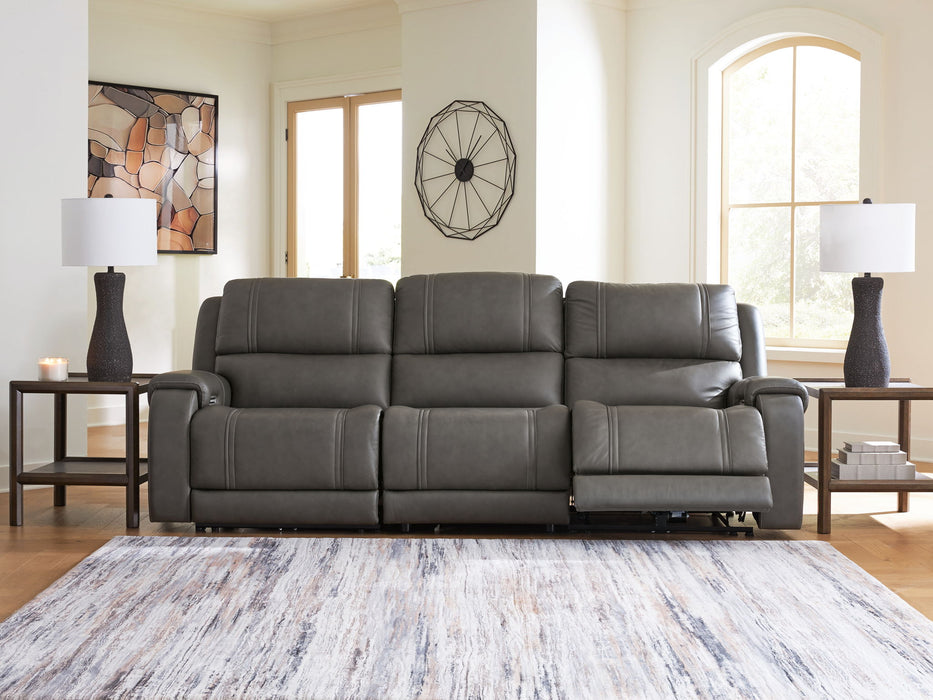 5Z - Pittson - Power Reclining Sectional – Reclining Sectionals by Signature Design by Ashley® at Furniture Wholesale Plus , Nashville furniture store