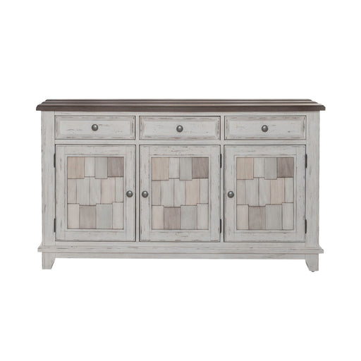 River Place - Accent Server - Riverstone White & Tobacco – Servers by Liberty Furniture at Furniture Wholesale Plus , Nashville furniture store