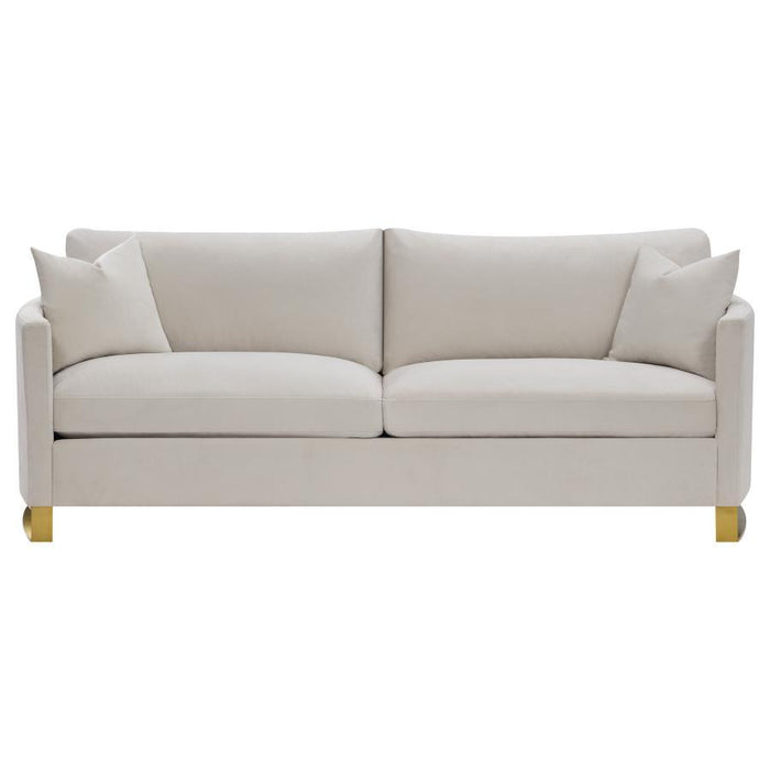 Corliss - Upholstered Arched Arm Sofa Set - Premium Stationary Sofas & Loveseats from CoasterElevations - Just $2529! Shop now at Furniture Wholesale Plus  We are the best furniture store in Nashville, Hendersonville, Goodlettsville, Madison, Antioch, Mount Juliet, Lebanon, Gallatin, Springfield, Murfreesboro, Franklin, Brentwood