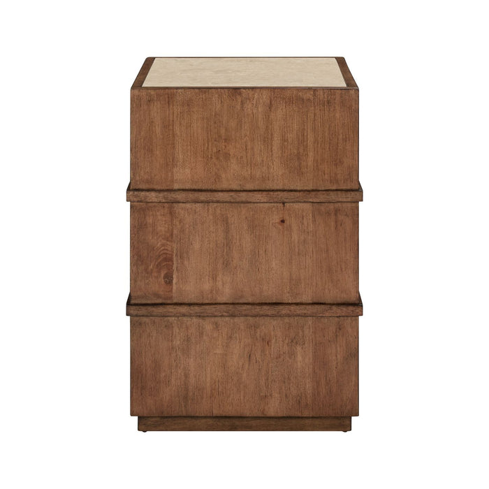 Shaker Lakes - Chairside Table - Harvest Brown – Chair Side Tables by Liberty Furniture at Furniture Wholesale Plus , Nashville furniture store