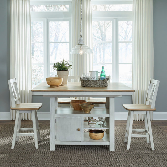 Lindsey Farm - Gathering Table Set – 5 Piece Dining Room Sets by Liberty Furniture at Furniture Wholesale Plus , Nashville furniture store