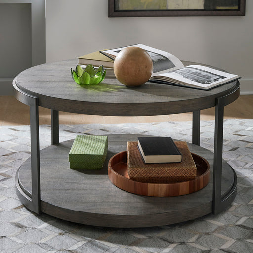 Modern View - Round Table – Cocktail Tables by Liberty Furniture at Furniture Wholesale Plus , Nashville furniture store