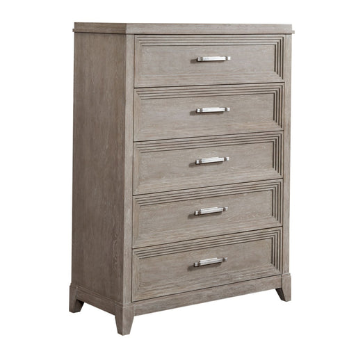Belmar - 5 Drawer Chest - Washed Taupe – Accent Chests by Liberty Furniture at Furniture Wholesale Plus , Nashville furniture store