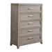 Belmar - 5 Drawer Chest - Washed Taupe – Accent Chests by Liberty Furniture at Furniture Wholesale Plus , Nashville furniture store