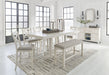 Robbinsdale - Rectangular Counter Height Dining Extension Table Set – 7 Piece Dining Room Sets by Signature Design by Ashley® at Furniture Wholesale Plus , Nashville furniture store