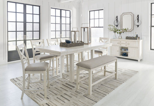 Robbinsdale - Rectangular Counter Height Dining Extension Table Set – 7 Piece Dining Room Sets by Signature Design by Ashley® at Furniture Wholesale Plus , Nashville furniture store