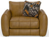 Corvara - Top Grain Italian Leather Match Chair & 1/2 - Caramel - Premium Arm Chairs from Jackson - Just $1149! Shop now at Furniture Wholesale Plus  We are the best furniture store in Nashville, Hendersonville, Goodlettsville, Madison, Antioch, Mount Juliet, Lebanon, Gallatin, Springfield, Murfreesboro, Franklin, Brentwood