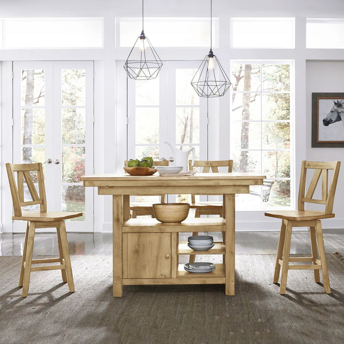 Lindsey Farm - Gathering Table Set – 5 Piece Dining Room Sets by Liberty Furniture at Furniture Wholesale Plus , Nashville furniture store