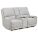 Sylmar - Chenille Upholstered Power Reclining Loveseat - Dove Gray – Reclining Loveseats by Coaster Fine Furniture at Furniture Wholesale Plus , Nashville furniture store