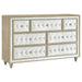 Antonella - 7-Drawer Upholstered Dresser – Dressers by CoasterElevations at Furniture Wholesale Plus , Nashville furniture store