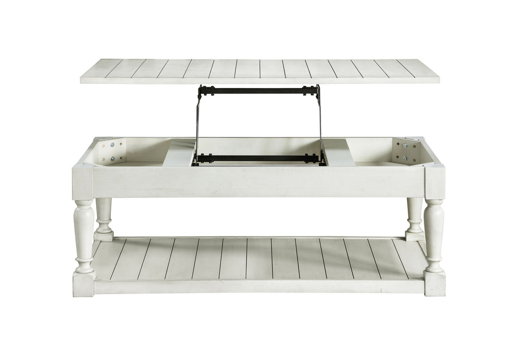 Hemingway - 3 Piece Table Set - White – Table Sets by Steve Silver Furniture at Furniture Wholesale Plus , Nashville furniture store