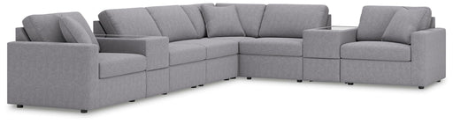 Modmax - L-Shaped Sectional - Granite – Stationary Sectionals by Signature Design by Ashley® at Furniture Wholesale Plus , Nashville furniture store