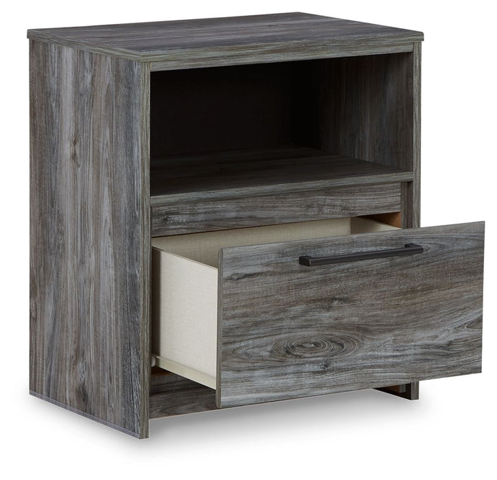 Baystorm - One Drawer Night Stand – Nightstands w/ Charging Stations by Signature Design by Ashley® at Furniture Wholesale Plus , Nashville furniture store