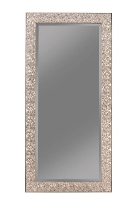 Rollins - Rectangular Floor Mirror – Floor Mirrors by CoasterEveryday at Furniture Wholesale Plus , Nashville furniture store