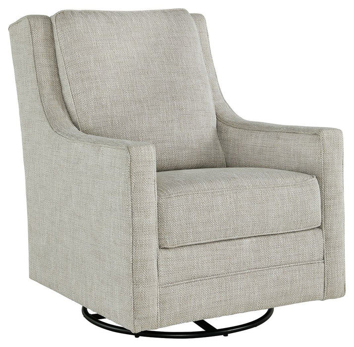 Kambria - Fog - Swivel Glider Accent Chair - Premium Swivel Glider Chairs from Signature Design by Ashley® - Just $558! Shop now at Furniture Wholesale Plus  We are the best furniture store in Nashville, Hendersonville, Goodlettsville, Madison, Antioch, Mount Juliet, Lebanon, Gallatin, Springfield, Murfreesboro, Franklin, Brentwood