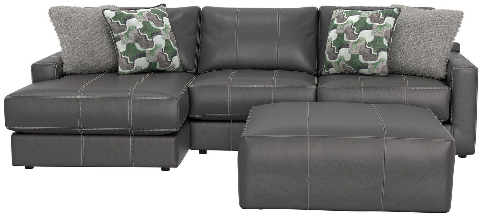 Minori - Italian Leather Sofa / Chaise And Cocktail Ottoman – 2 Piece Living Room Sets by Jackson at Furniture Wholesale Plus , Nashville furniture store