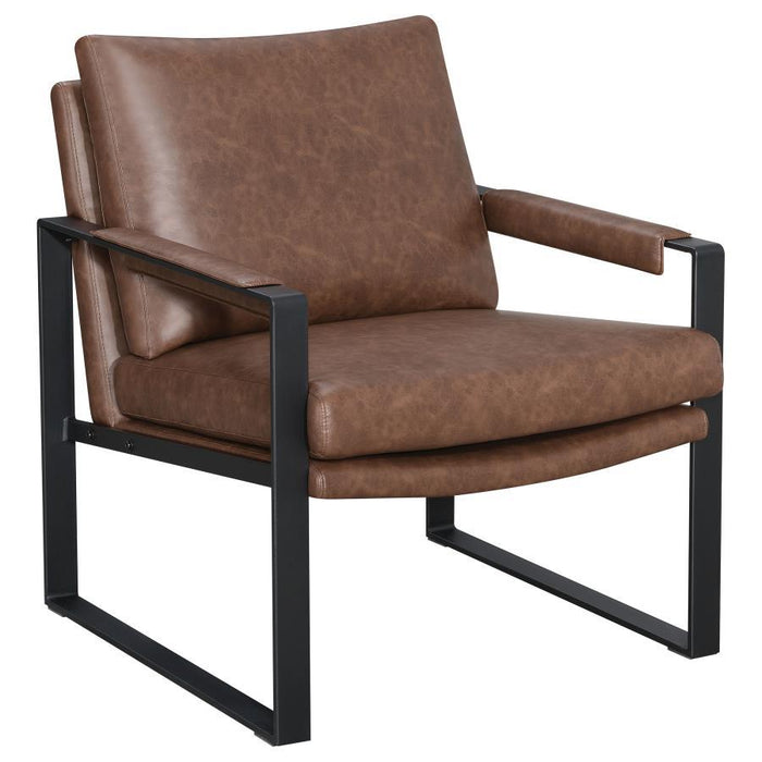 Rosalind - Upholstered Track Arm Accent Chair - Premium Accent Chairs from Coaster Fine Furniture - Just $379! Shop now at Furniture Wholesale Plus  We are the best furniture store in Nashville, Hendersonville, Goodlettsville, Madison, Antioch, Mount Juliet, Lebanon, Gallatin, Springfield, Murfreesboro, Franklin, Brentwood