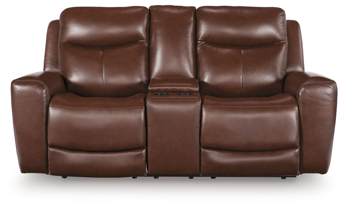 Next Move - Power Reclining Loveseat With Console / Adjustable Headrest – Reclining Loveseats by Signature Design by Ashley® at Furniture Wholesale Plus , Nashville furniture store