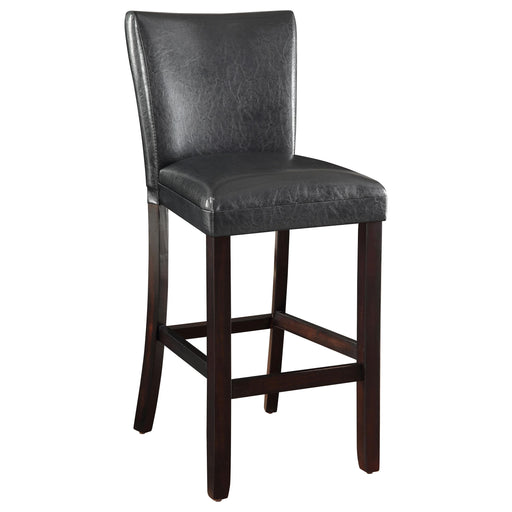 Alberton Upholstered Bar Stools Black and Cappuccino (Set of 2) - Premium Barstool from Coaster Z2 Standard - Just $142! Shop now at Furniture Wholesale Plus  We are the best furniture store in Nashville, Hendersonville, Goodlettsville, Madison, Antioch, Mount Juliet, Lebanon, Gallatin, Springfield, Murfreesboro, Franklin, Brentwood