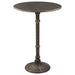 Oswego Round Bar Table Dark Russet and Antique Bronze - Premium Counter Height Table from Coaster Z2 Standard - Just $338! Shop now at Furniture Wholesale Plus  We are the best furniture store in Nashville, Hendersonville, Goodlettsville, Madison, Antioch, Mount Juliet, Lebanon, Gallatin, Springfield, Murfreesboro, Franklin, Brentwood